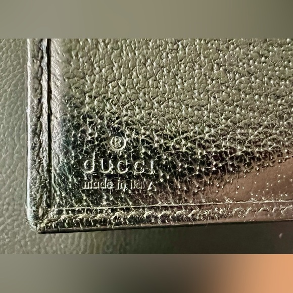 Gucci GG Mono Sherry Line Black compact wallet - Picture 9 of 11